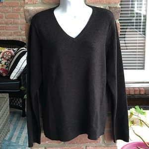 OLD NAVY Collection Dark Gray V-Neck Sweater XL